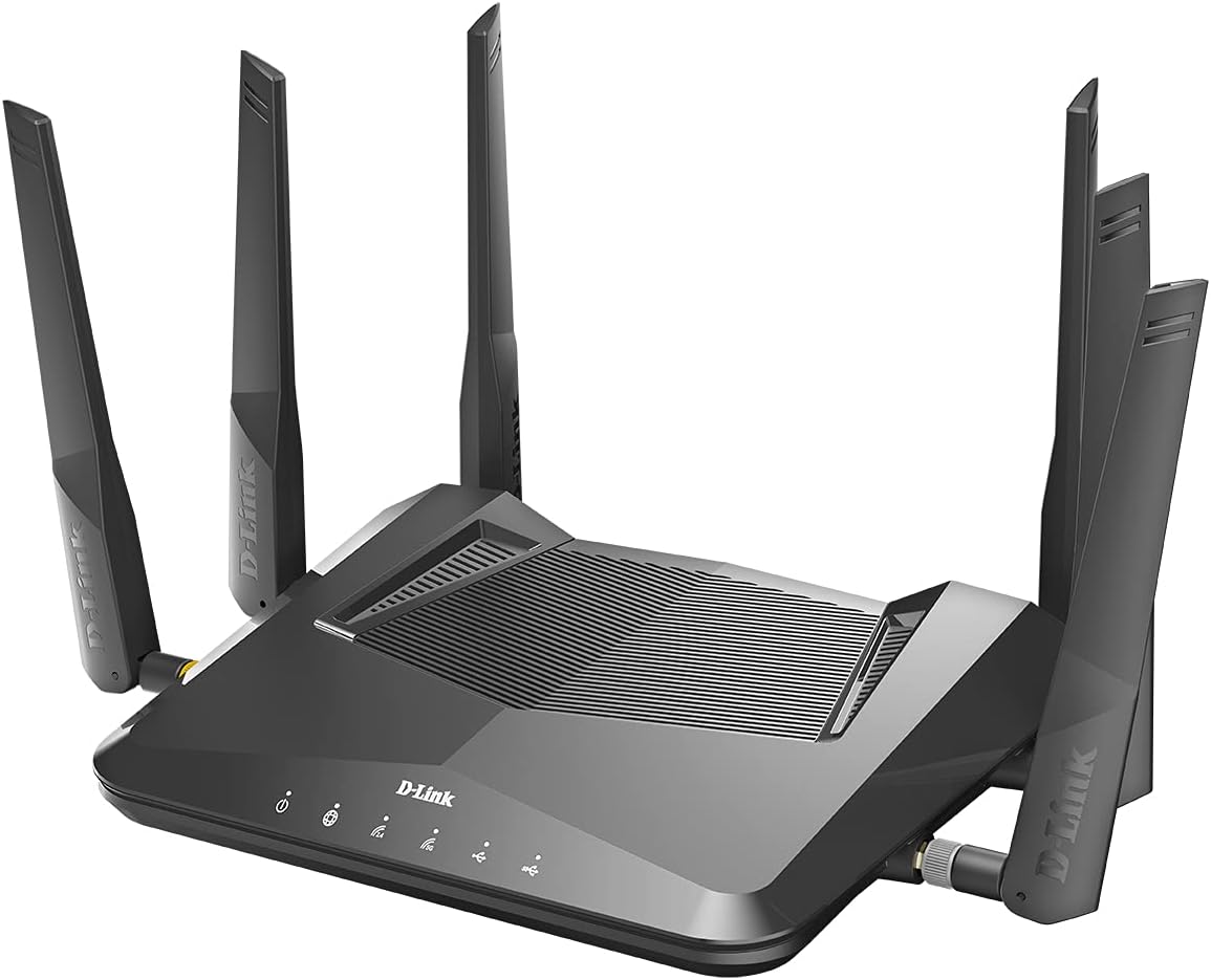 D Link DIR X5460 Router EXO AX5400 Wi Fi 6 con porta WAN e 4 porte LAN MU MIMO gestione della banda SmartConnect WPA3 Speedtest integrato Si integra con Amazon Alexa e Gooogle Assistant