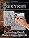 Produktbild Skyrim Dots Lines Spirals Coloring Book: Relaxing Skyrim Color Activity Books For Adults, Teenagers