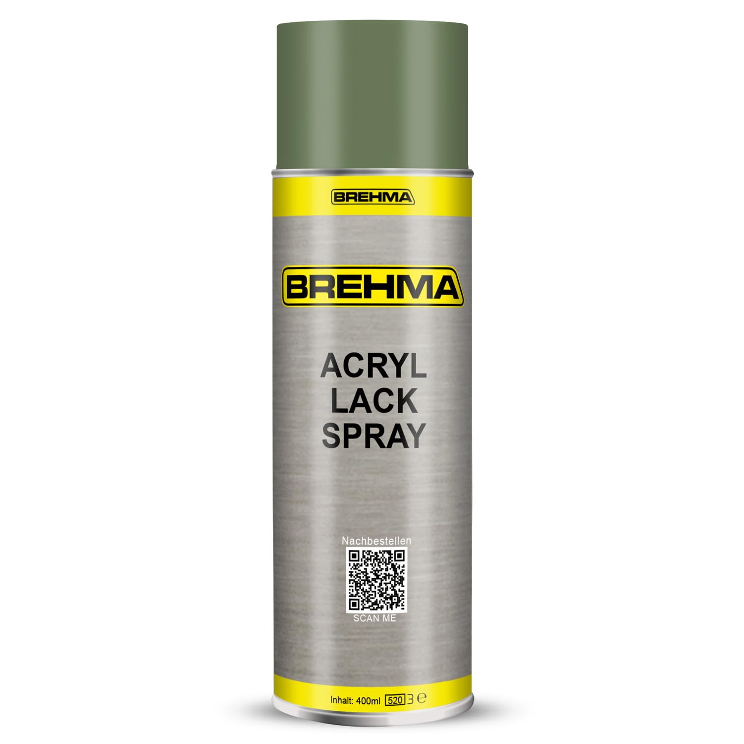 24x Acryl Lackspray Ral 6011 Resedagrün matt Lack Farbe Sprühfarbe 400ml inkl. Griff