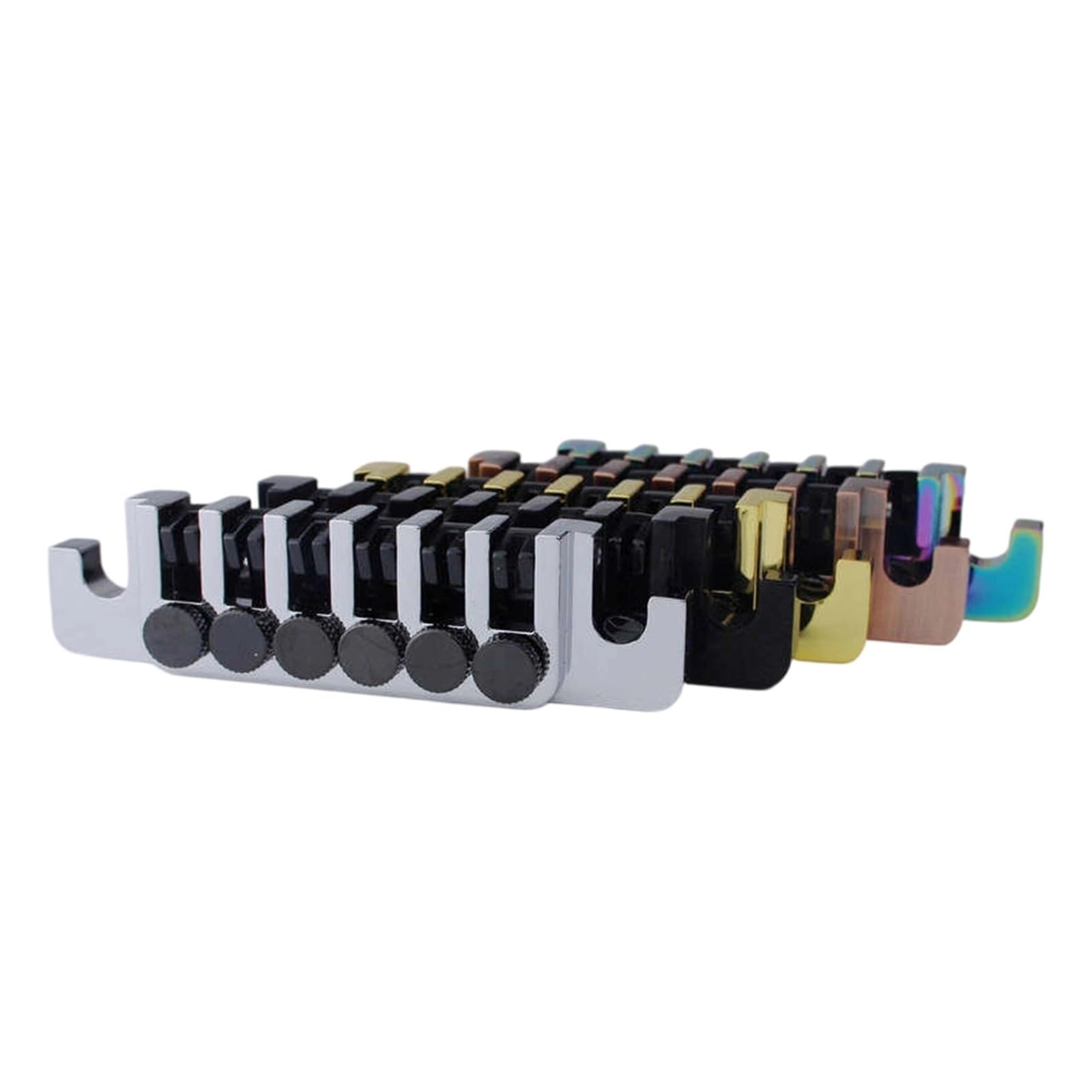 Guitarra Eléctrica Con Puente Inferior Y Accesorios De Color De Grado De Instrumento Ajustables | Puente de guitarra(Silver)