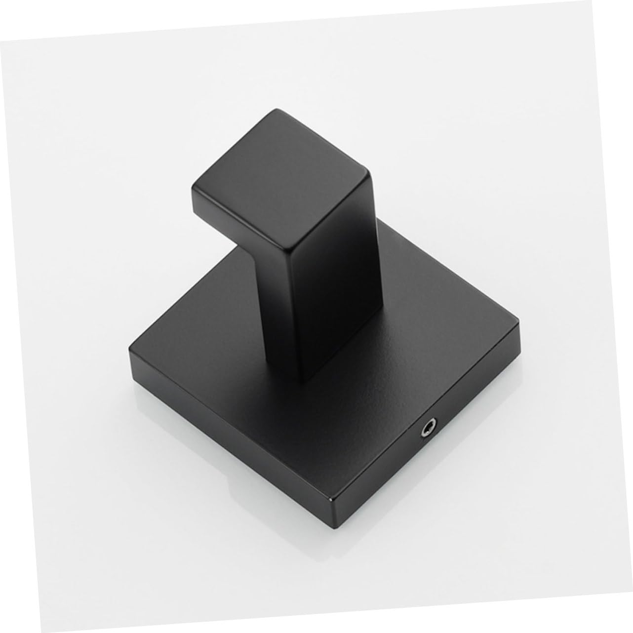 SOIMISS 2 Ganci da Parete in Acciaio Inossidabile Nero per Asciugamani e Cappotti, Resistenti e Sicuri, per Cucina e Camera da Letto