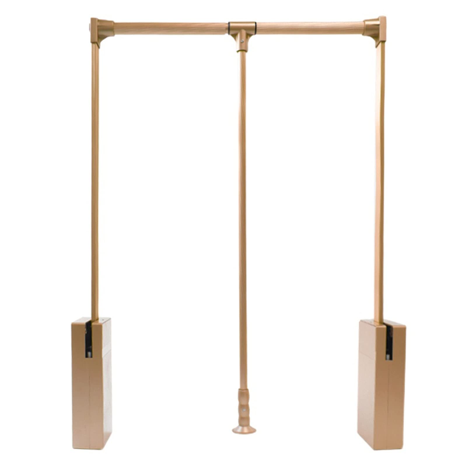 HTTGDGDH Adjustable Aluminum Pull Down Closet Rod, Space-Saving Wardrobe Hanger & Organizer System, Wardrobe Lift Rail For Clothes Storage,89-121cm/35-47.6in