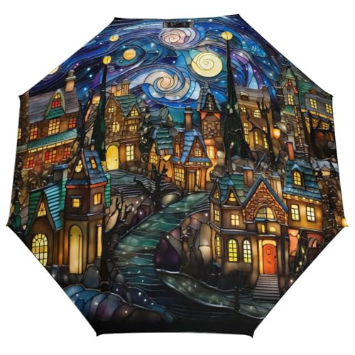 Parapluie de pluie manuel UFunhome pour adolescent idéal pour aller au lycée