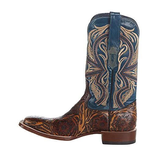 Tanner Mark Men's Jungle Western Boot Broad Square Toe Oryx 8.5 D3
