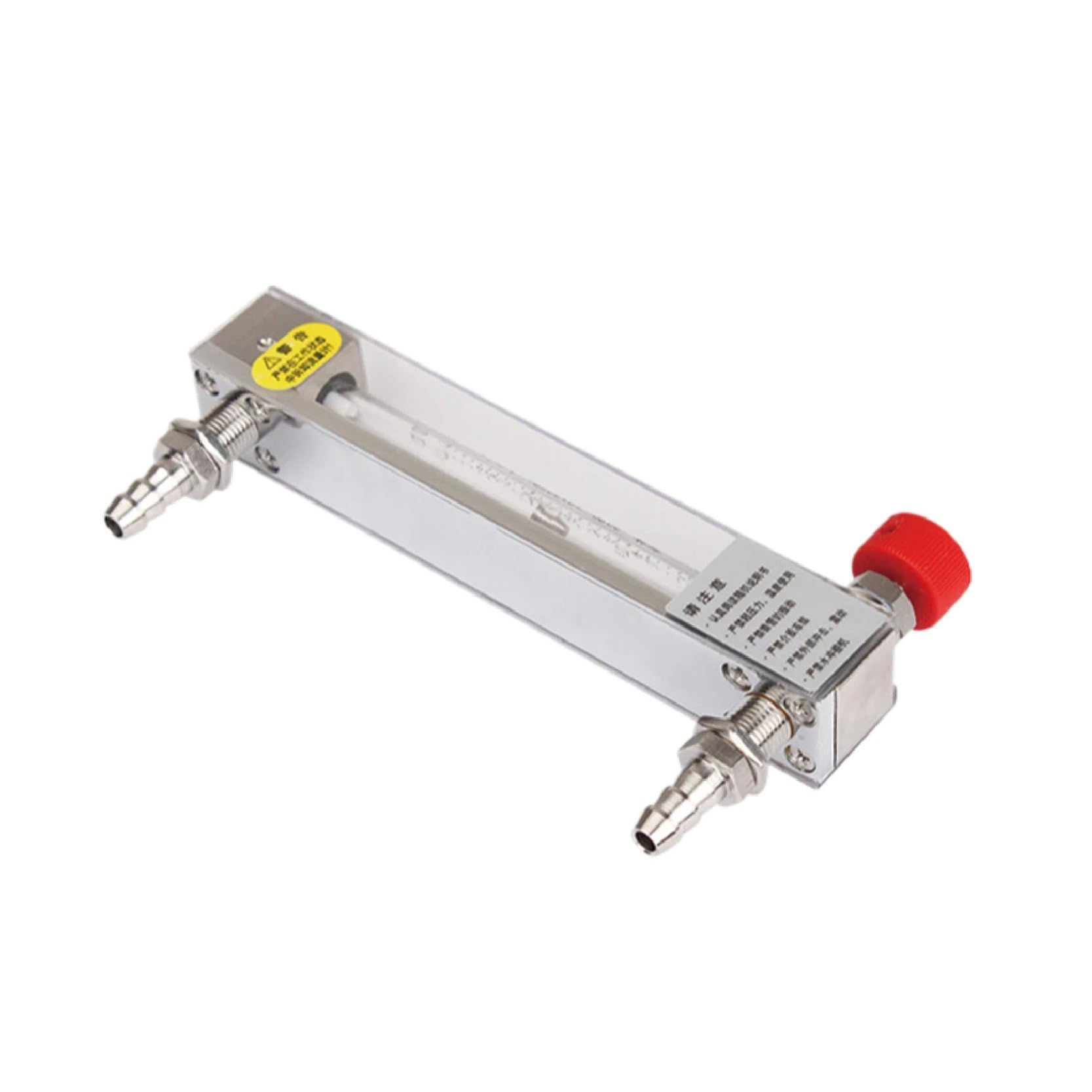 Caudalímetro Rotámetro de Tubo de Vidrio LZB-6WB, caudalímetro de Aire, líquido y Agua, caudalímetro de Flotador Ajustable for Uso Industrial.(2-20L-min)