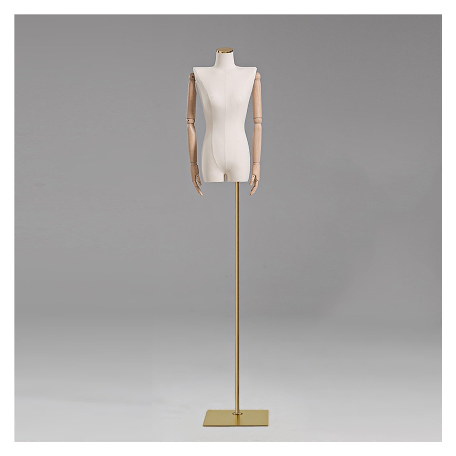 Weibliche Schaufensterpuppe, Torso-Körper, halblang, höhenverstellbar, für Kleid, Schmuck, Schaufensterpuppen, Torso