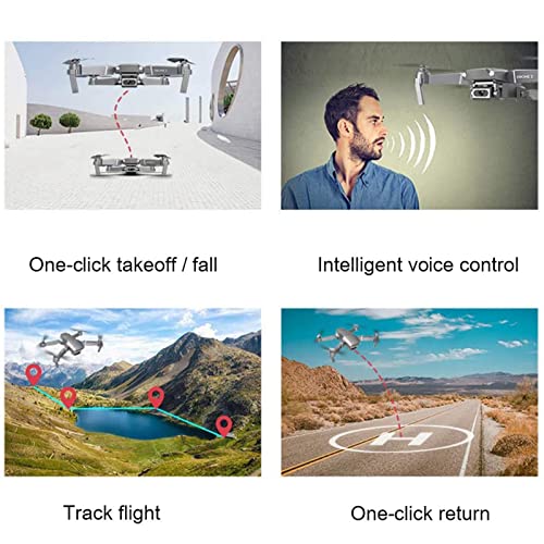 GAOFQ 4K Drohne mit Kamera Live Video, WiFi FPV RC Quadcopter mit 4K Kamera Faltbare Drohne für Anfänger Höhe halten… – Bild 6