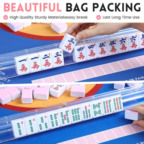 Set de Mahjong Americano Suncle X-Large 166 Piezas miniatura 4