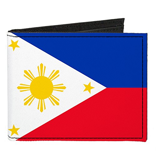 Buckle-Down Canvas Bi-fold Wallet-Philippines Flag