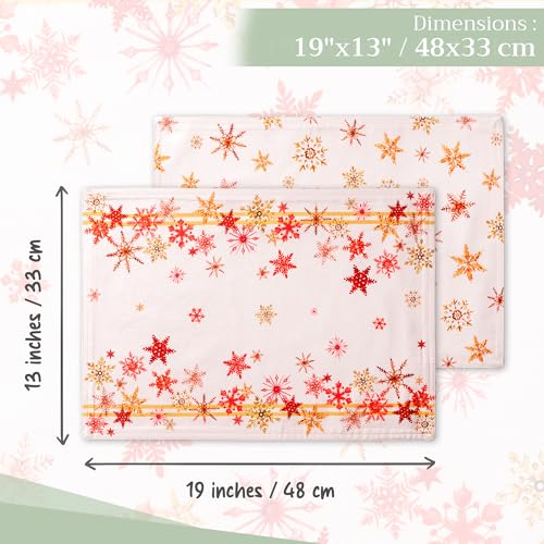Maison d'Hermine Platzsets 100% Baumwolle (33cm x 48 cm, 4er-Set) – Ansicht 4