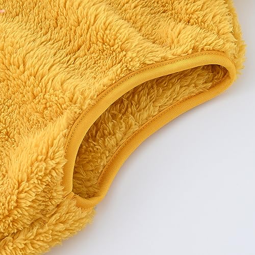 Kids Girls Fleece Vest Hooded Zipper Warm Winter Sleevless Coat Thick Cute Outerwear Jacket Vest With Pocket Clothes3