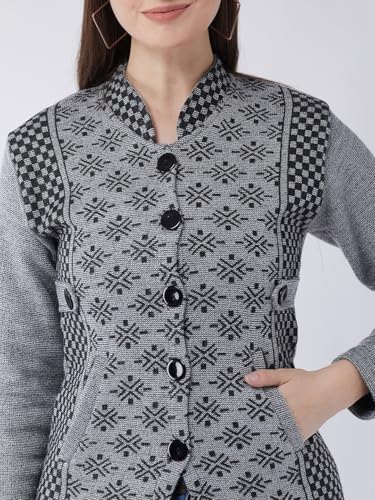 Image of PIVL Women's Long Winter Acrylic Blend Sweater