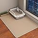 ERHAOG Katzenklo Matte Katzenstreu Matte 118 * 62 cm - Doppelte Schichte Wasserdichte Entwurf Katzenmatte Katzenklo, Katzentoilette Matte Vorleger Katzentoilette für Toilette