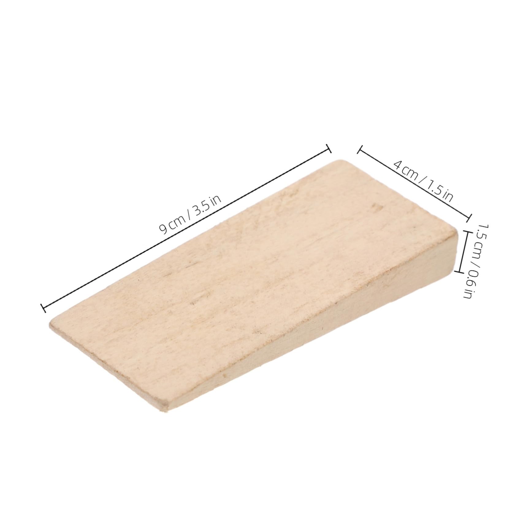 Kit 10 Cunei di Legno per Manici Zappe e Martelli Spessore 1,3 CM Accessori di Ricambio per Manutenzione Utensili da Giardino