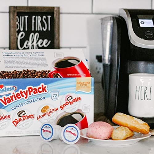 Victor Allen Hostess Of Twinkie Sno Ball Honey Bun Ding Dong For K Cup Keurig 2.0 Brewers 72 Single Serve Coffee Pods, Variety Pack #TOP6