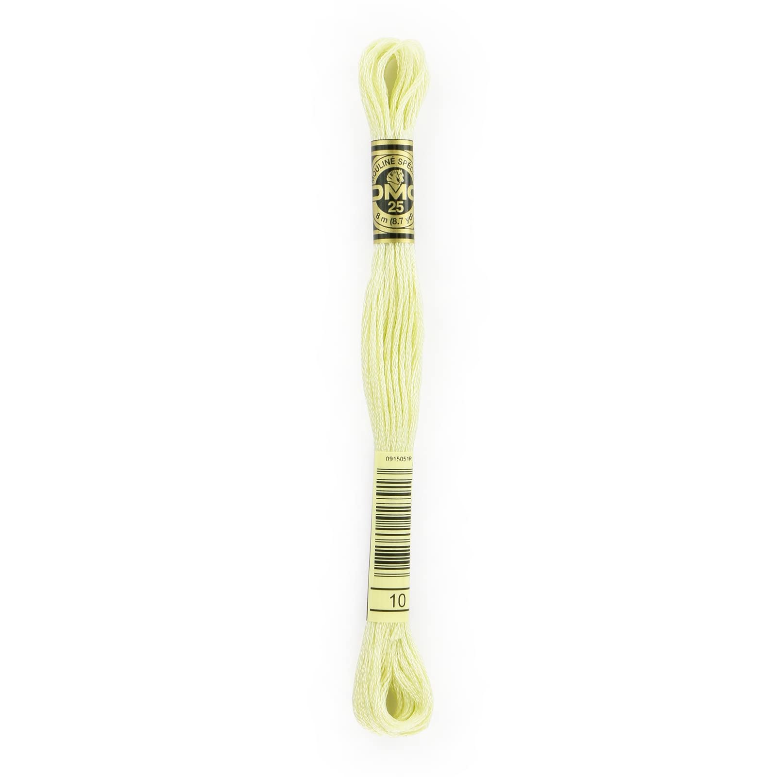 DMC 6-Strand Embroidery Cotton 8.7Yd-Very Light Tender Green