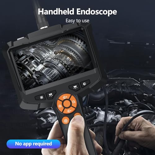 Endoscope Inspection Camera, blayram 4.3'' IPS Screen 1080P HD Borescope Inspection Camera with Lights LED, Articulating Handheld IP67 Waterproof Drain Cameras, 16.5ft Semi-Rigid Cable - Image 6