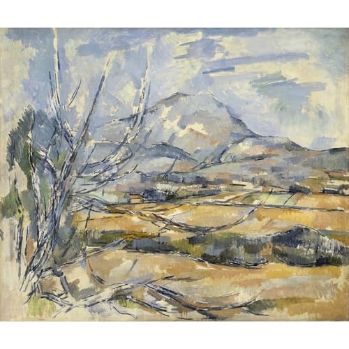 Impression giclée Cézanne Montagne Sainte-Victoire 61x81 cm art mural premium