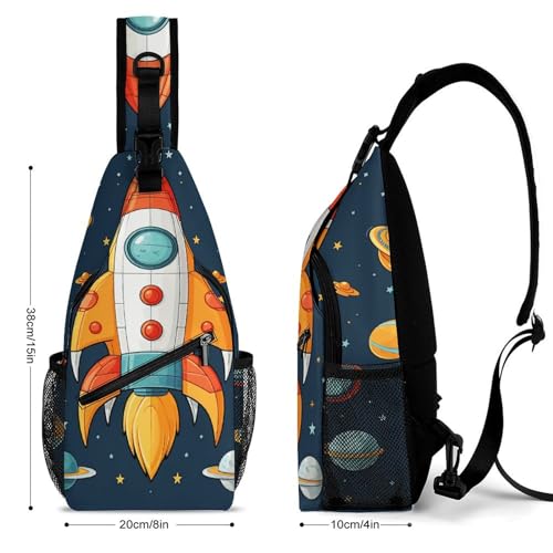 Mochila bandolera casual de viaje y senderismo para mujer y hombre miniatura 2