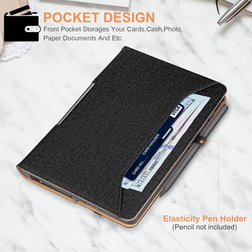 Housse pour Lenovo Tab Plus 11.5 pouces avec support noir et porte-stylo intégré