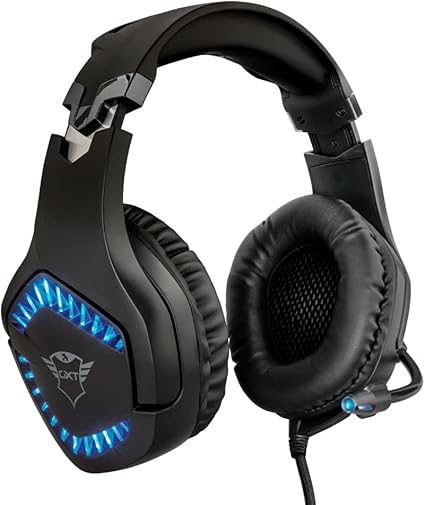 Trust GXT 460 Varzz Cuffie gaming illuminate per PC, Nero : Amazon.it:  Elettronica