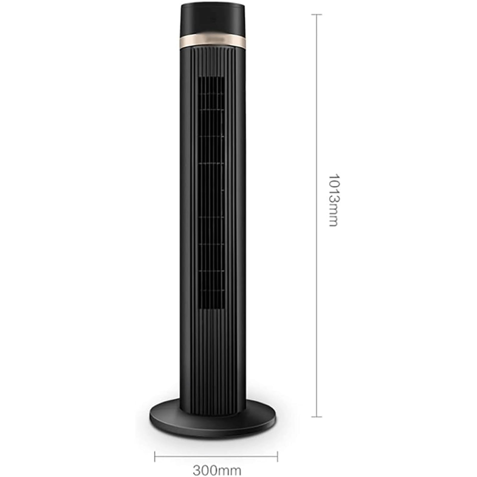 Ventilatore a Torre dal Design Silenzioso a 4 velocità, Ventola di Raffreddamento per purificazione dell'Aria, Ventilatore da Pavimento Silenzioso Senza Pale per Interni/Camera da Letto/Soggiorno
