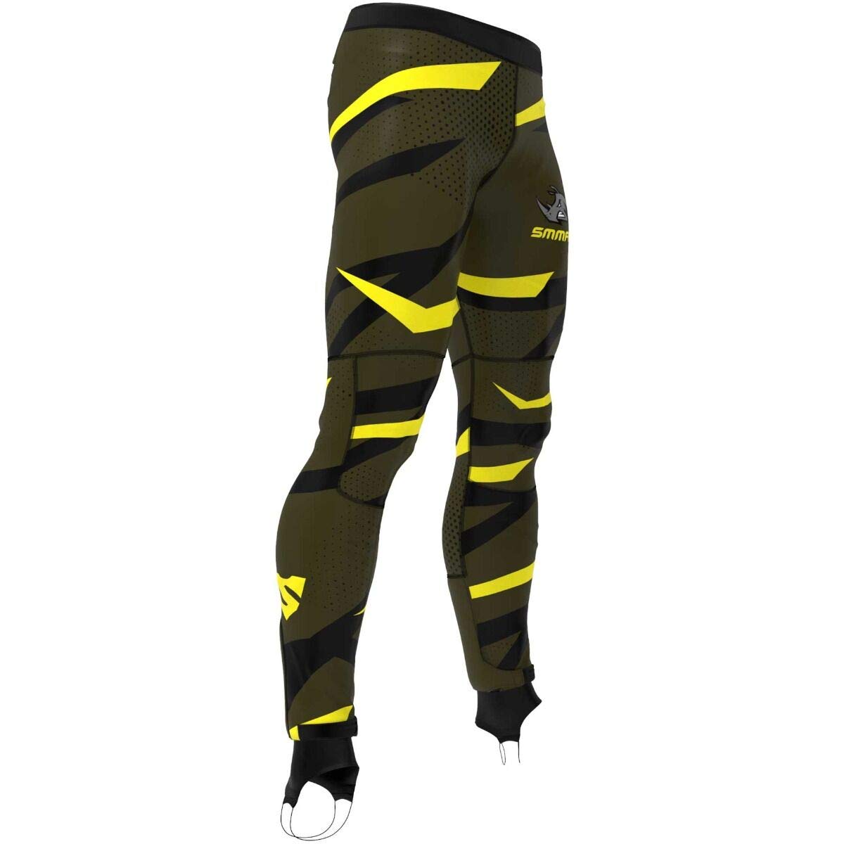 SMMASH Leggings Corti da Uomo a Compressione, Pantaloni Sportivi da Jogging Outdoor OCR e Yoga, Pantaloni da Corsa Allenamento Palestra Fitness, Leggings Sportivi, Leggings Traspiranti Made in EU