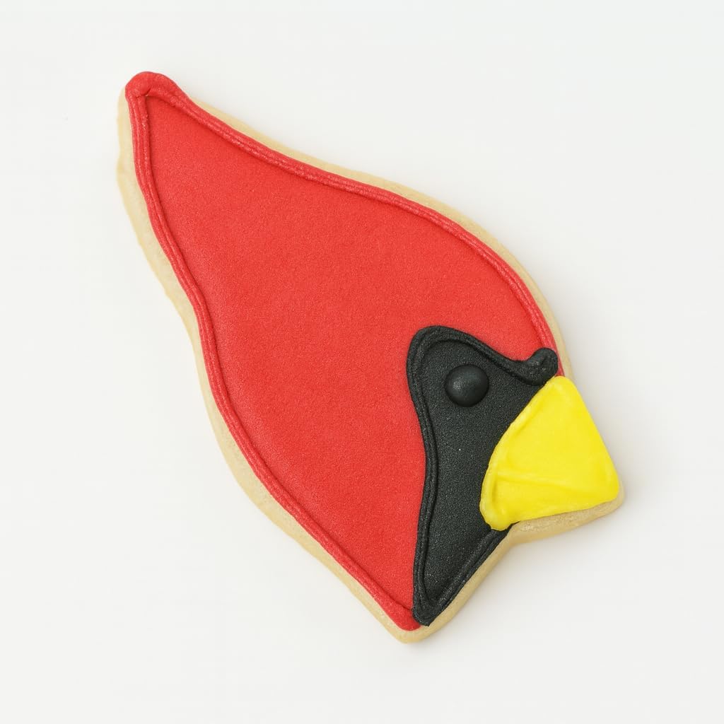 Cardinal Head Cookie Cutter with Easy Push Design (5 inch) image 5