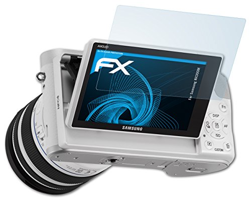 atFoliX Screen Protection Film compatible with Samsung NX300M Screen Protector, ultra-clear FX Protective Film (3X)