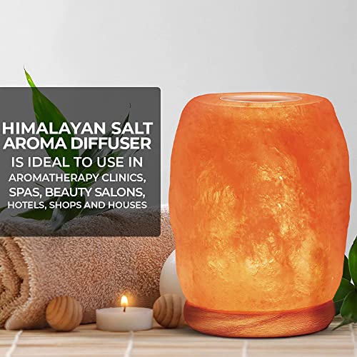 Himalayan Glow Essential Oil Diffuser, Himalayan Salt Lamp For Home Office Room #TOP6