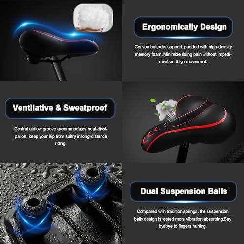 Xmifer Oversized Bike Seat