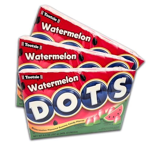 Dots Watermelon Gumdrops golosinas acidas sabor sandia
