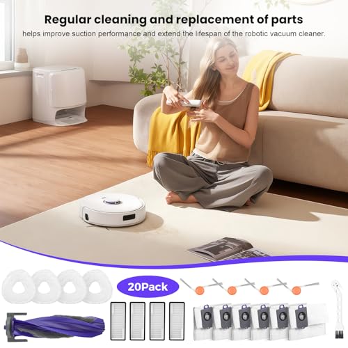 20 Pcs Accessories kit for NARWAL Freo X10 Pro Robot Vacuum by BTRSOLUS - Used condition - Image 8