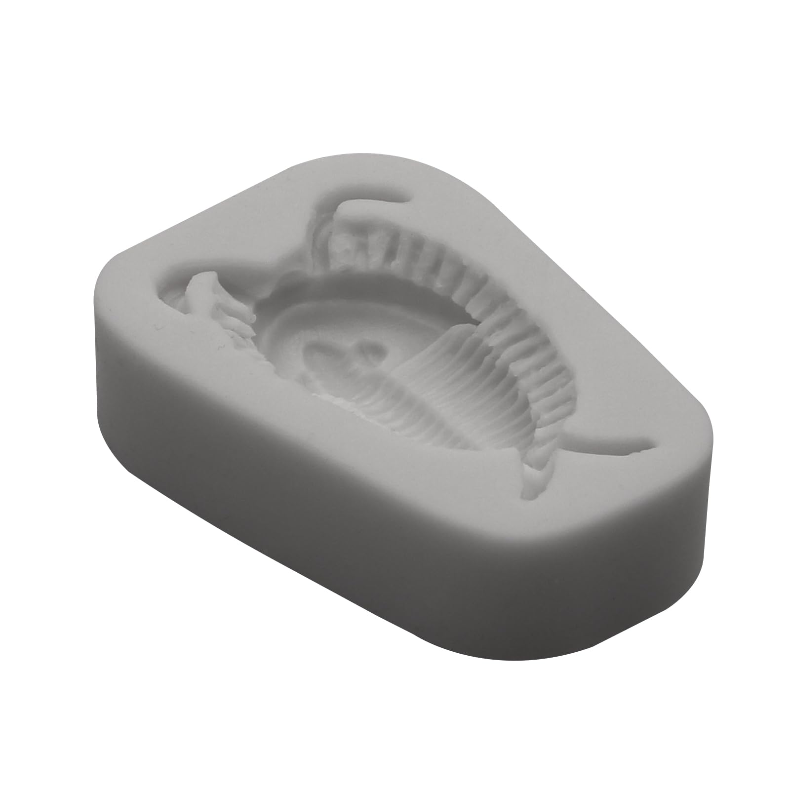 Fossil Silicone Resin Molds Set, 4 Pieces, Dinosaur T-Rex, Trilobite, Ammonite Designs for Chocolate Cake Decoration Cupcake Topper - Image 8