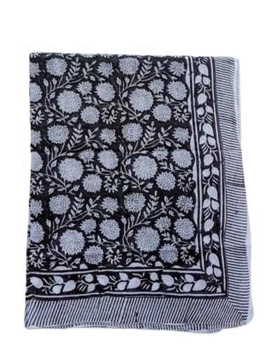 Indian Block Print Scarves Beautiful Block Print Sarong Decorative Beach Pareo Handmade Cotton Printed Duppta Sanganeri Floral Print Scarf Women Beach Wear Sarong