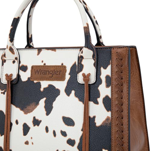 Wrangler Tote Bag for Women Western Cowhide Purse and Wallet Set3