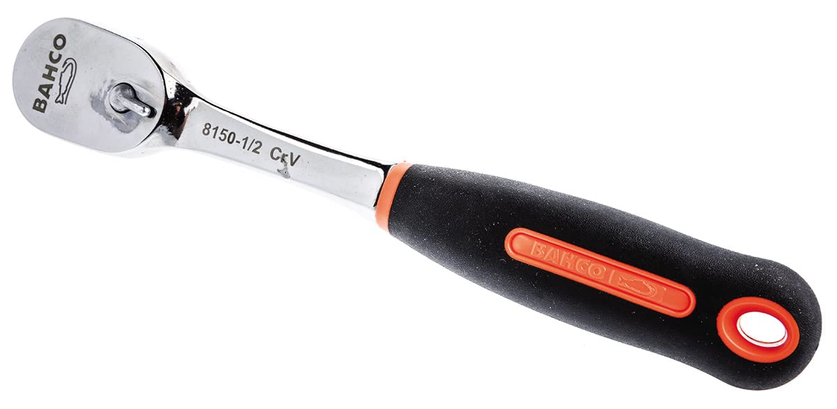 Bahco 8150-1/2 1/2-Inch Drive Comfort Grip Ratchet