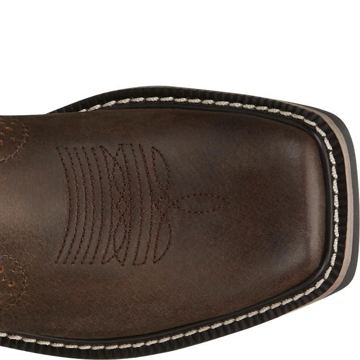 Justin Boys' Boot Dark Western Square Toe - Sk46814