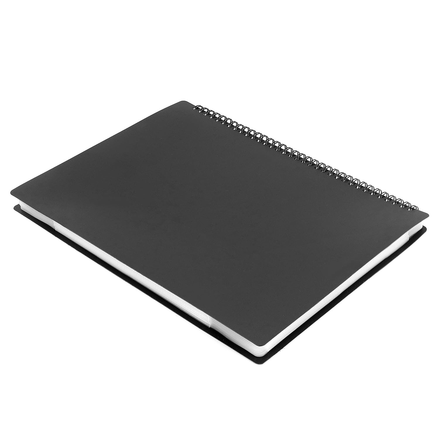 YIXNSW 2 stuks zwarte muziekmap A4, 30 pagina's/60