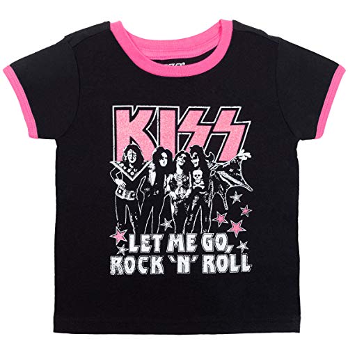 KISS Rock Band Girls 2 Pack Graphic Short Sleeve T-Shirt2
