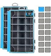 RUNCL Fishing Tackle Box - 360° Waterproof Tackle Trays, 3600 & 3700 Fishing Tackle Box Organizer...