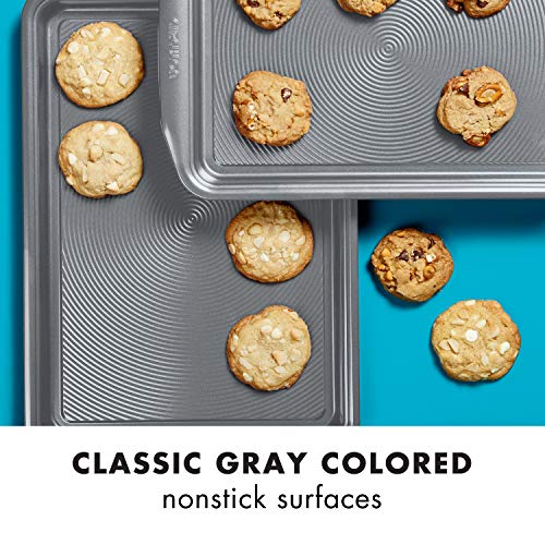 Circulon Nonstick Bakeware, Nonstick Cookie Sheet / Baking Sheet - 10 Inch X 15 Inch, Gray #TOP3