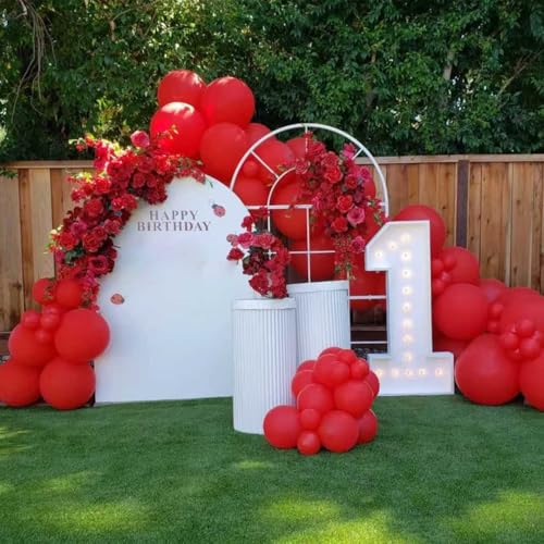 Image of Red Balloons, 50 pcs 12 Inch Red Latex Party Balloons | for Wedding, Birthday , Valentine's Day, New Year, Christmas Party Decorations