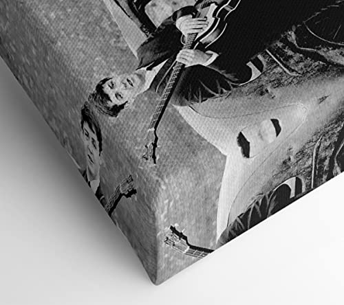 Impression sur toile du groupe Beatles – Extra large 81 x 122 cm - Les Beatles, Paul McCartney, John Lennon, RIngo Starr, George Harrison Impression sur toile du groupe Beatles - Extra large 81 x 122 cm – Image 3