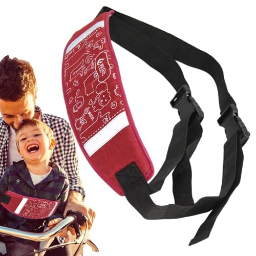 Arnés de motocicleta para niños: cinturón de seguridad para ciclismo, correa para vehículo no congestionada | de soporte de seguridad reflectante para bicicleta, arnés de seguridad-de conducci