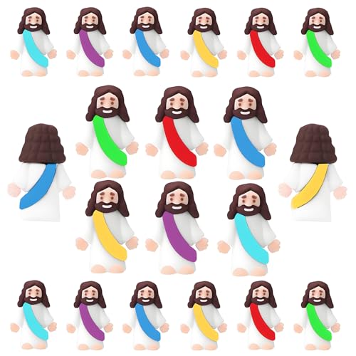 Mini figuras decorativas de Jesús pack 20 piezas