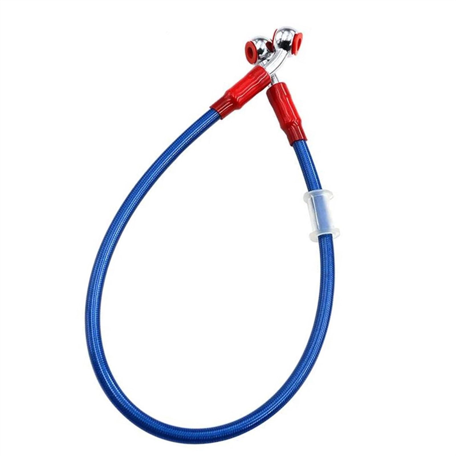 Ksxzw Blue Motorbike Part Motorcycle 50Cm Braided Steel Hydraulic Brake Line Clutch Oil Hose Tube(Blue)