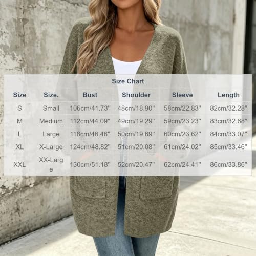 Cardigan Sweaters for Women Open Front Coats Long Sleeve Fashion Jackets - image 4