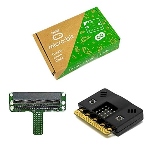 sb Components BBC Micro:bit Go Pocket Codeable Computer Kit BBC micro:bit Kit con Micro:bit Breadboard Adapter e Micro:bit Case (nero)
