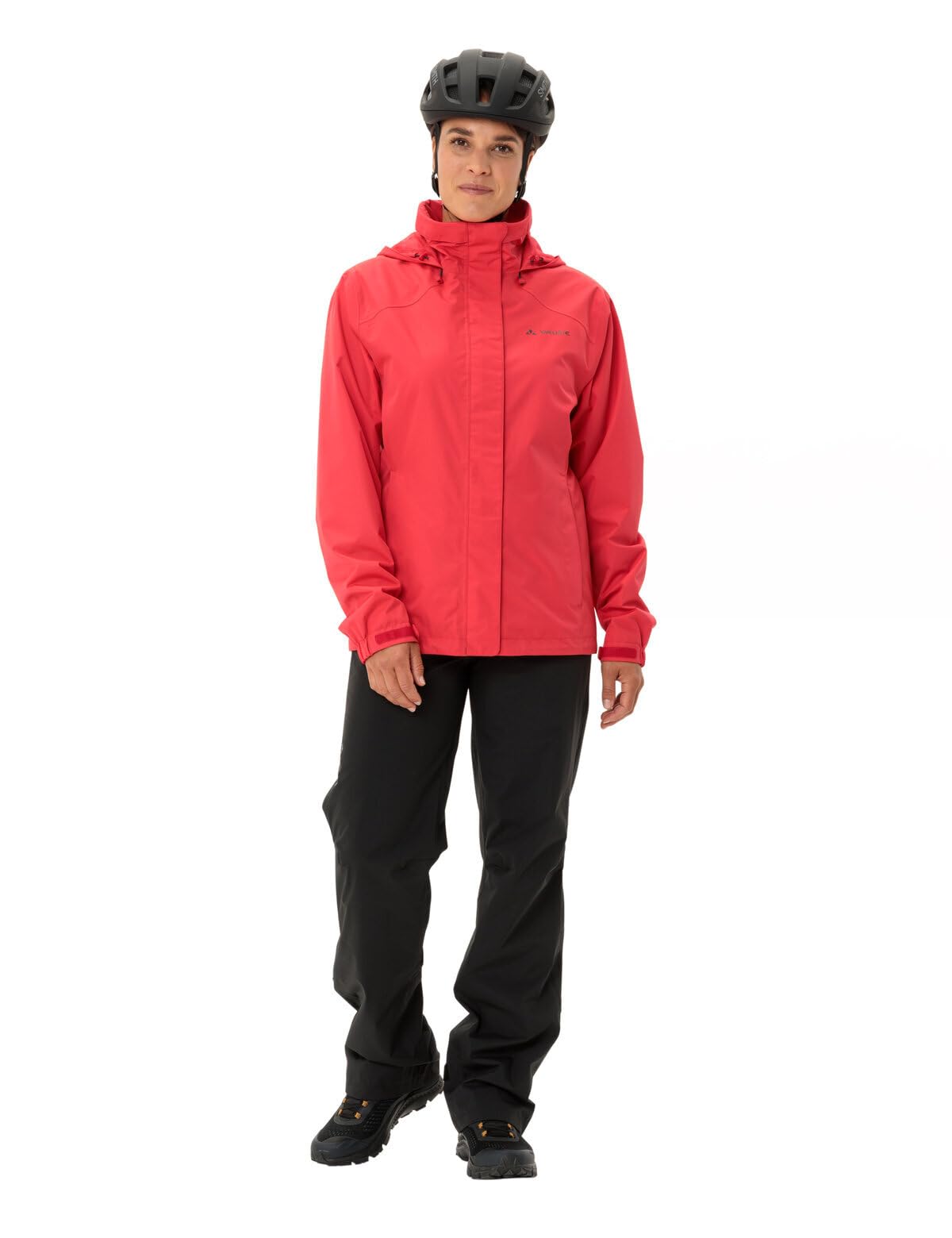 VAUDE Escape Bike Light Regenjacke Damen – Gefütterte Regenjacke mit 2-Lagen Membran, reflektierende Jacke wasserdicht 412g